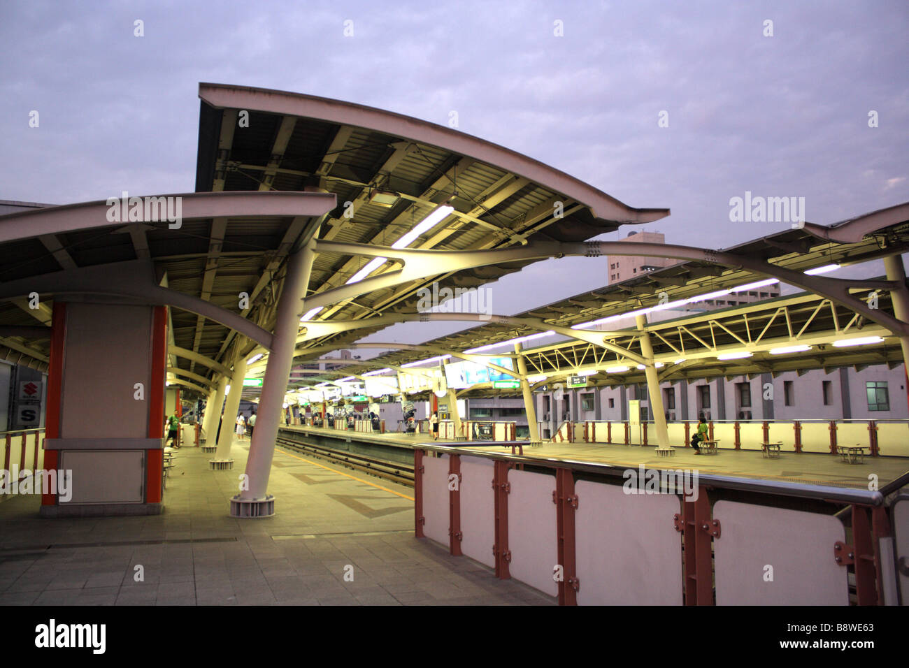 La stazione BTS , Bangkok , Thailandia Foto Stock