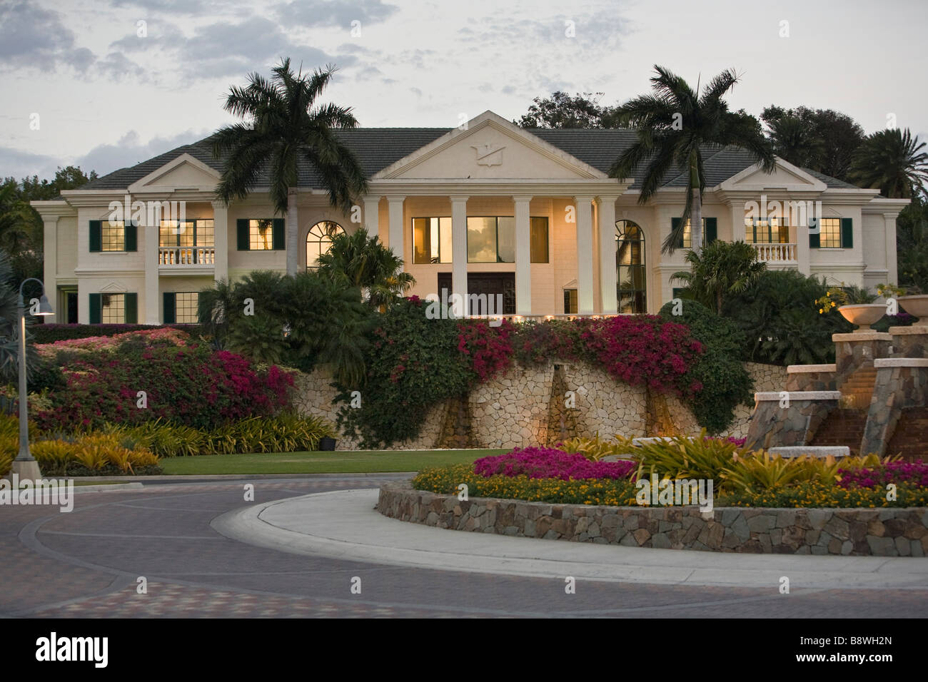 La Stanford International Bank HQ St Johns Antigua Foto Stock