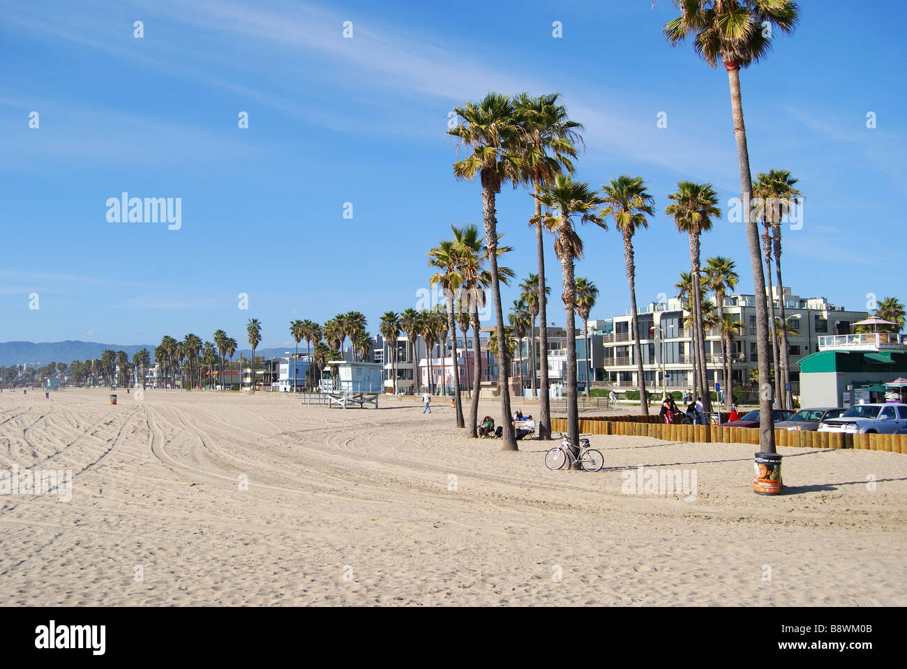 La spiaggia di Venezia, Los Angeles Westside di Los Angeles, California, Stati Uniti d'America Foto Stock
