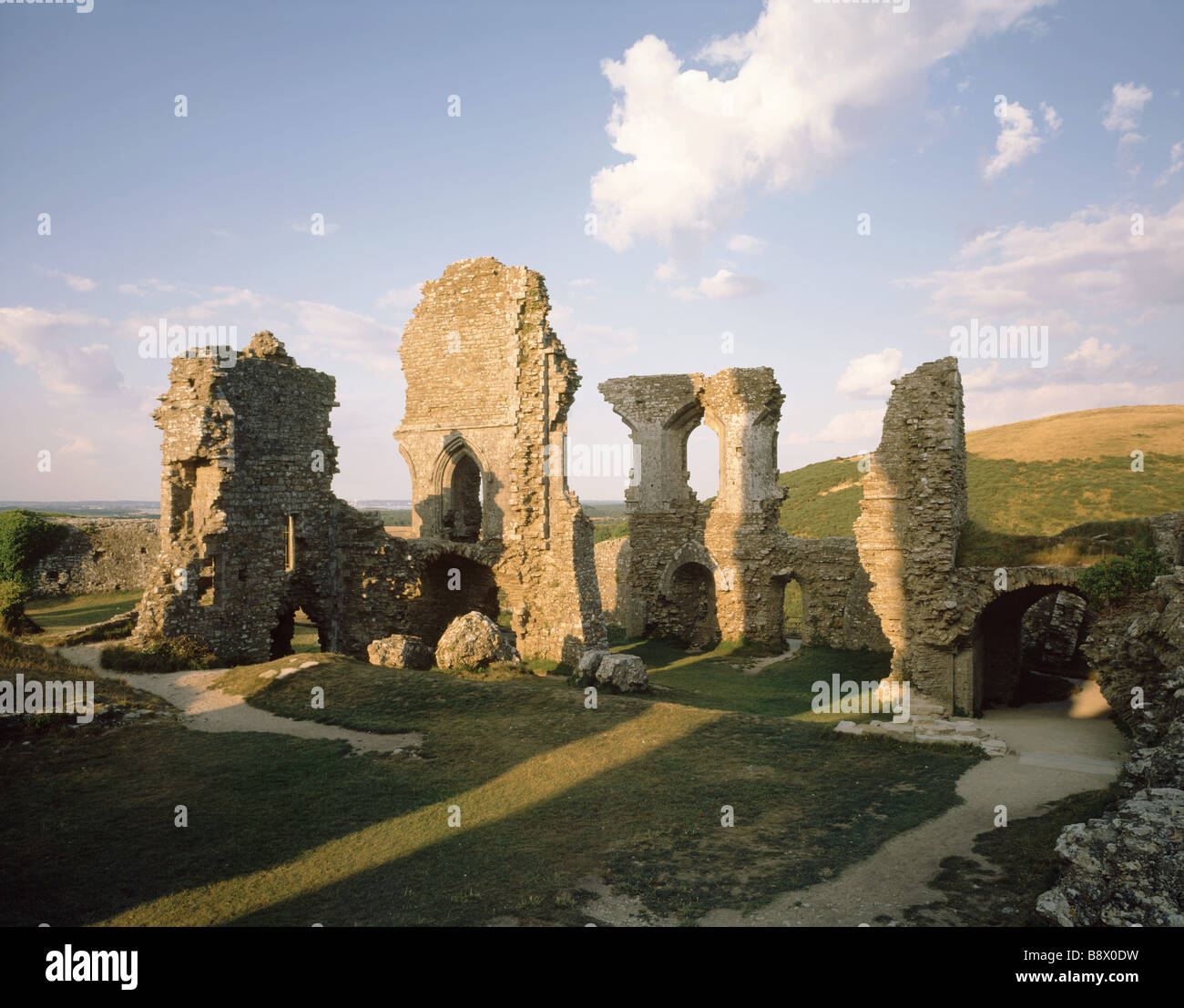 Corfe Castle Station Wagon Foto Stock