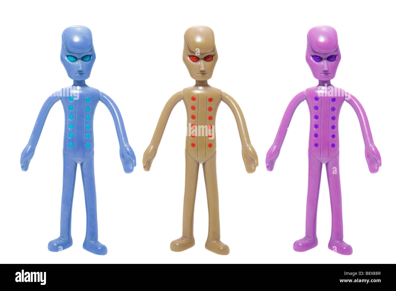 Toy figure alieno Foto Stock