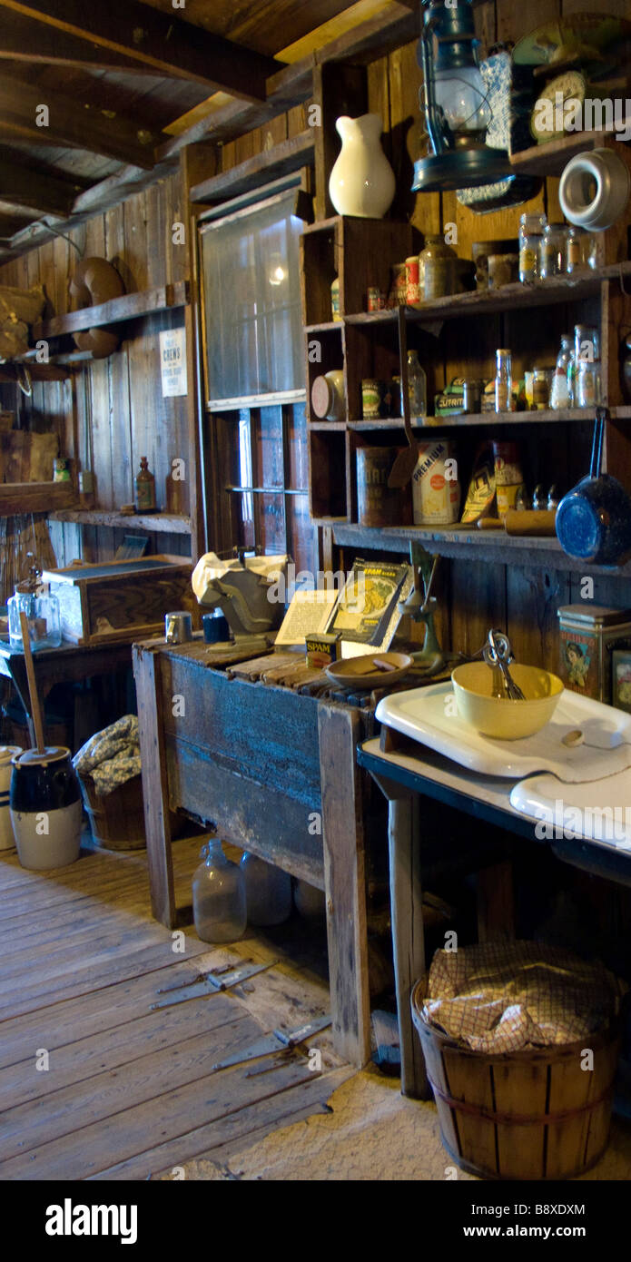 Paese Smallwoods Store interior Florida USA Foto Stock
