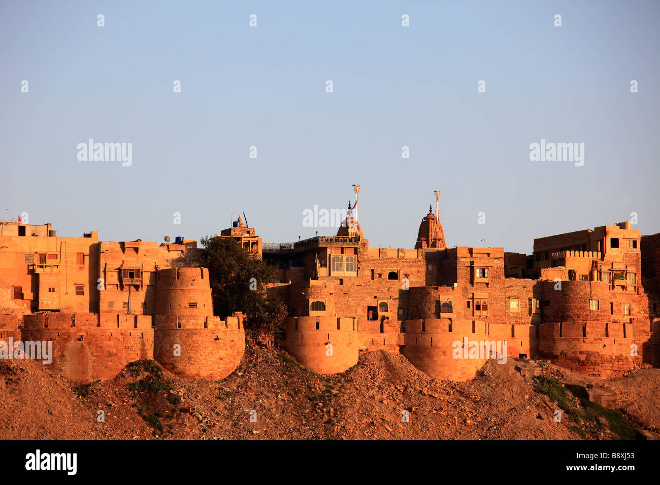 India Rajasthan Jaisalmer Fort vista generale Foto Stock