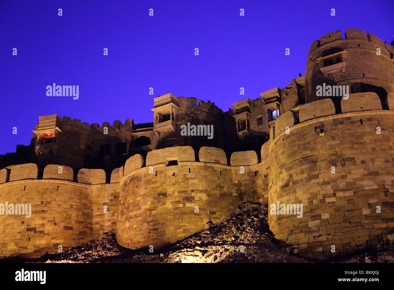 India Rajasthan Jaisalmer Fort Foto Stock