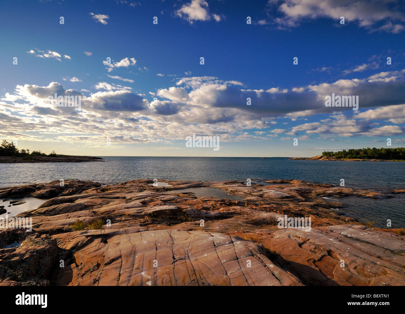 Splendido Georgian Bay, il Lago Huron Foto Stock