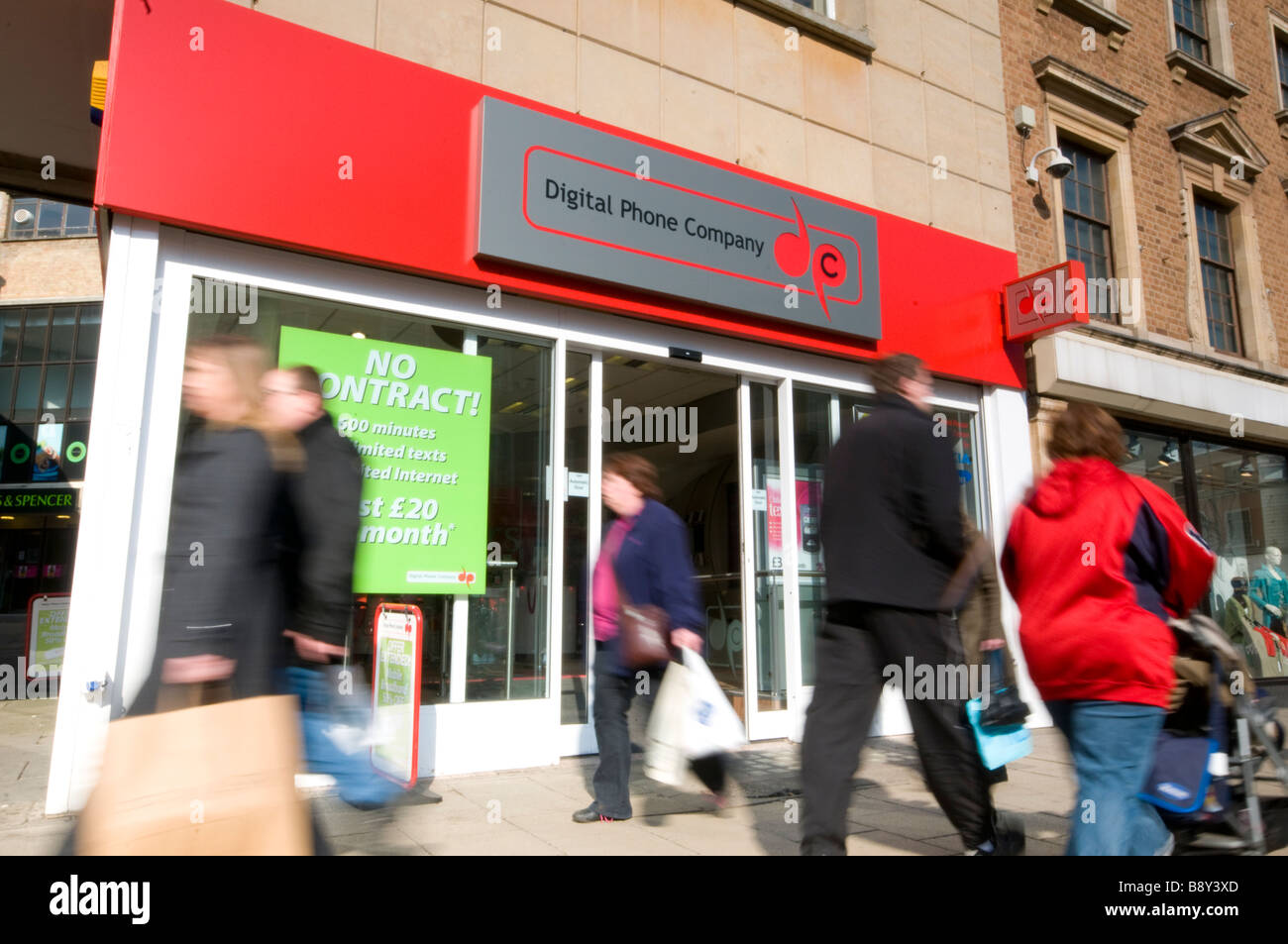 Digital phone Company Shop Norwich Regno Unito Foto Stock