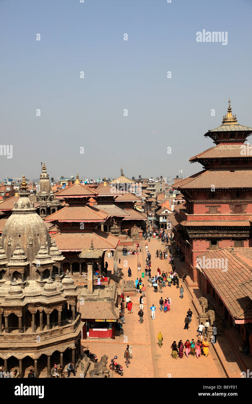 Il Nepal valle di Kathmandu Patan Durbar Square Royal Palace Foto Stock Il Nepal valle di Kathmandu Patan Durbar Square Royal Palace Foto Stock