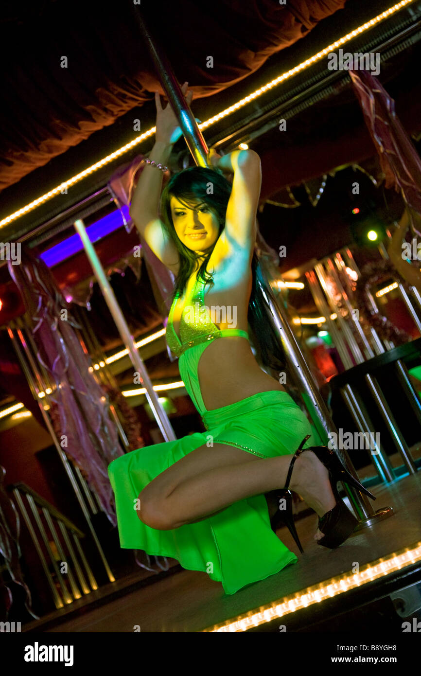 'Lap dancer" "pole dancer' 'strip club' stripper Foto Stock