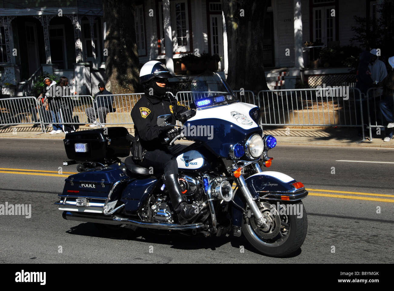 Uomo di polizia, Mobile, Alabama, Stati Uniti d'America, America del Nord Foto Stock