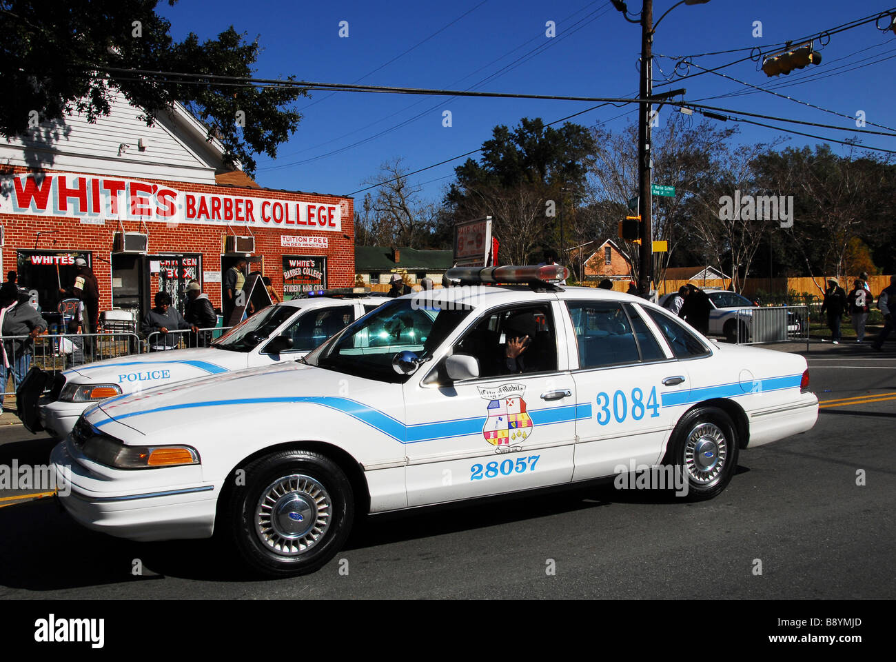 Auto della Polizia, Mobile, Alabama, Stati Uniti d'America, America del Nord Foto Stock