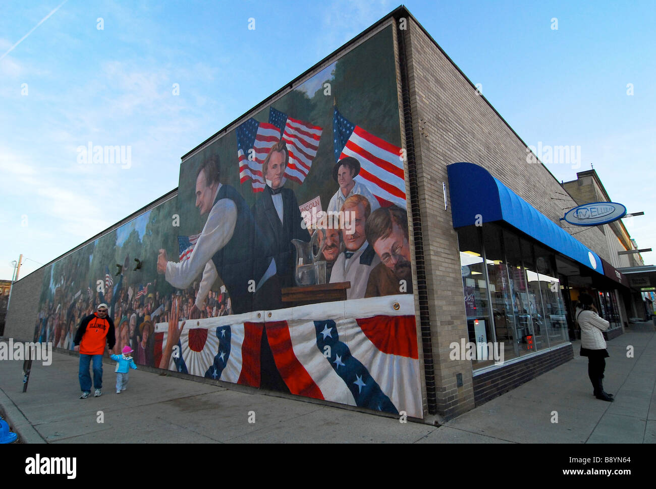 Giorno di indipendenza, Ottawa, Illinois, Stati Uniti d'America, America del Nord Foto Stock