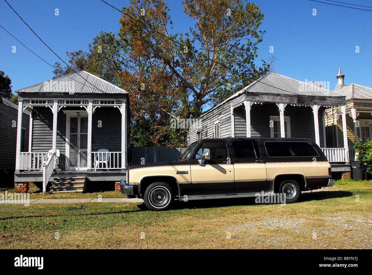 Tipica vettura americana, Baton Rouge, Louisiana, Stati Uniti d'America, America del Nord Foto Stock