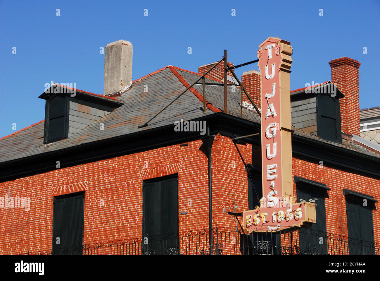 Vecchia casa di New Orleans, in Louisiana, Stati Uniti d'America, America del Nord Foto Stock