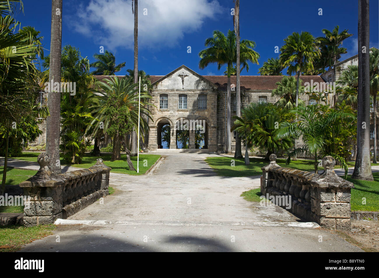 Codrington College, la più antica chiesa anglicana Collegio teologico dell'Emisfero Occidentale, Barbados, 'West Indies' Foto Stock