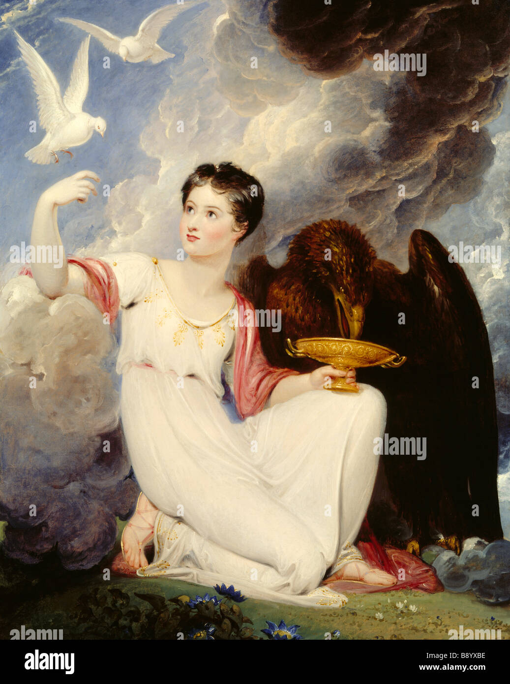 Signora OXFORD COME HEBE da Richard Westall Foto Stock