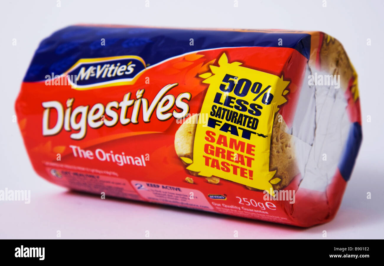 Ridotto di grassi biscotti digestivi mcvite's mcvites Foto Stock