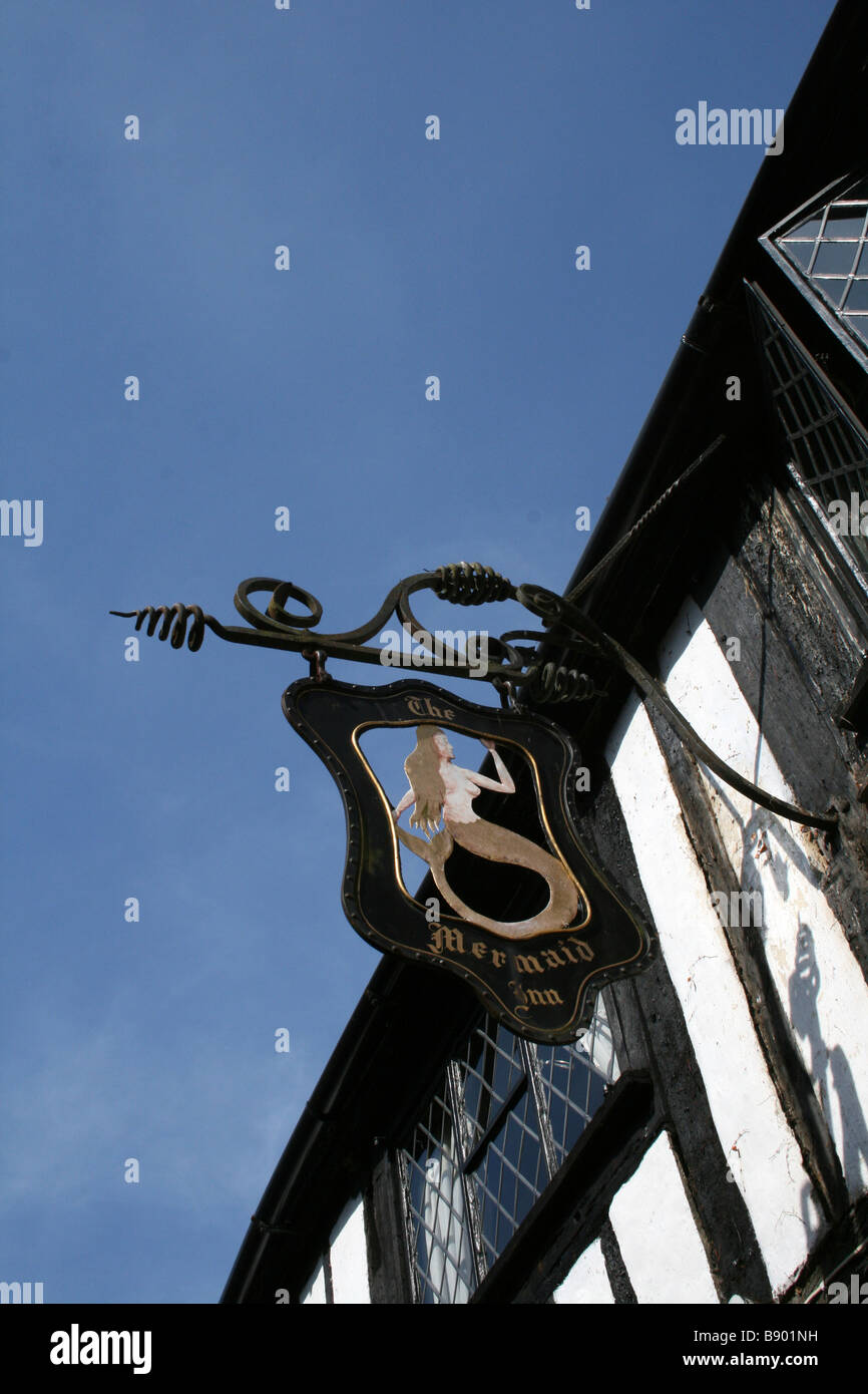 Mermaid Inn, segala. Foto di Kim Craig. Foto Stock