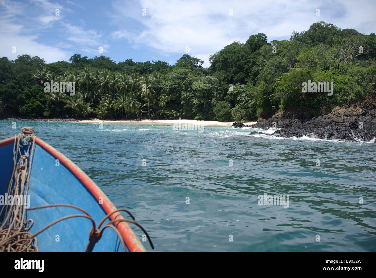 Isla Bolaños, Golfo de Chiriquí, Provincia di Chiriquí, Panama Foto Stock