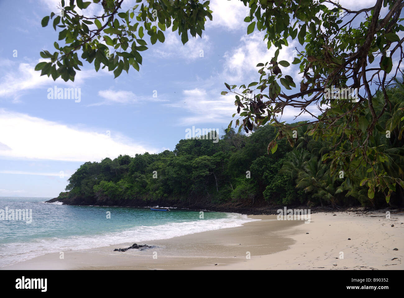 Isla Bolaños, Golfo de Chiriquí, Provincia di Chiriquí, Panama Foto Stock