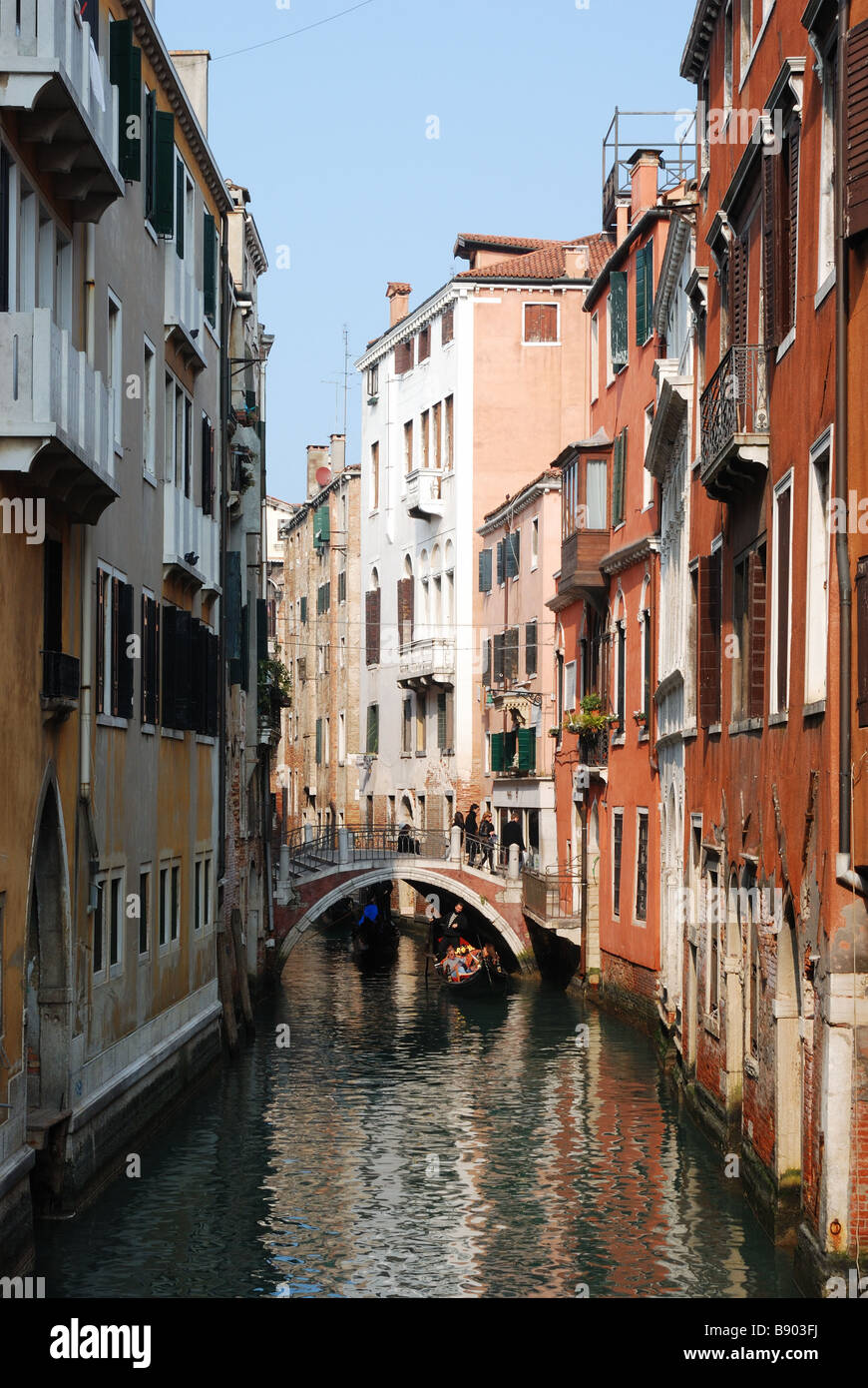 Canale a Venezia Foto Stock