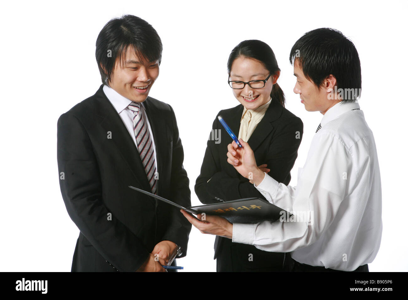 Young Business Group Foto Stock