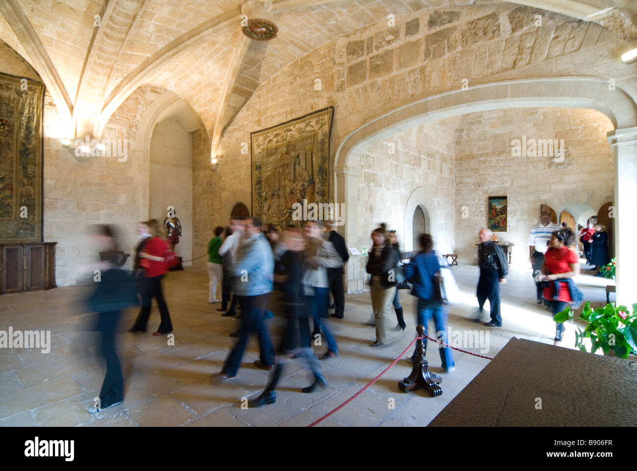 Europa Spagna Isole Baleari Maiorca Palma Palazzo Almudaina Foto Stock