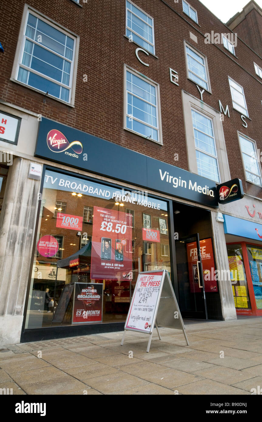 Virgin Media Norwich Regno Unito Foto Stock