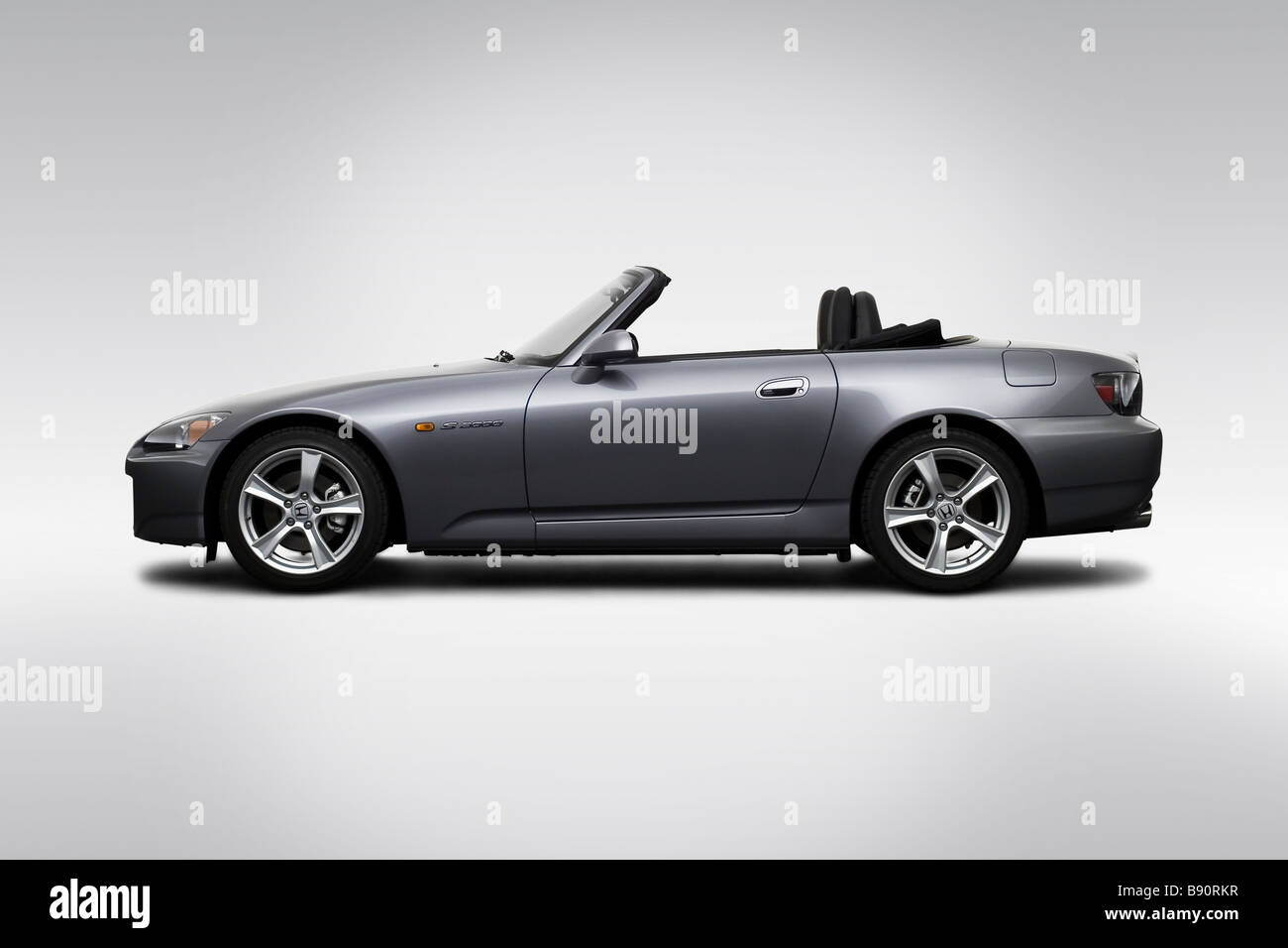 2009 Honda S2000 in argento - Driver Profilo laterale Foto Stock