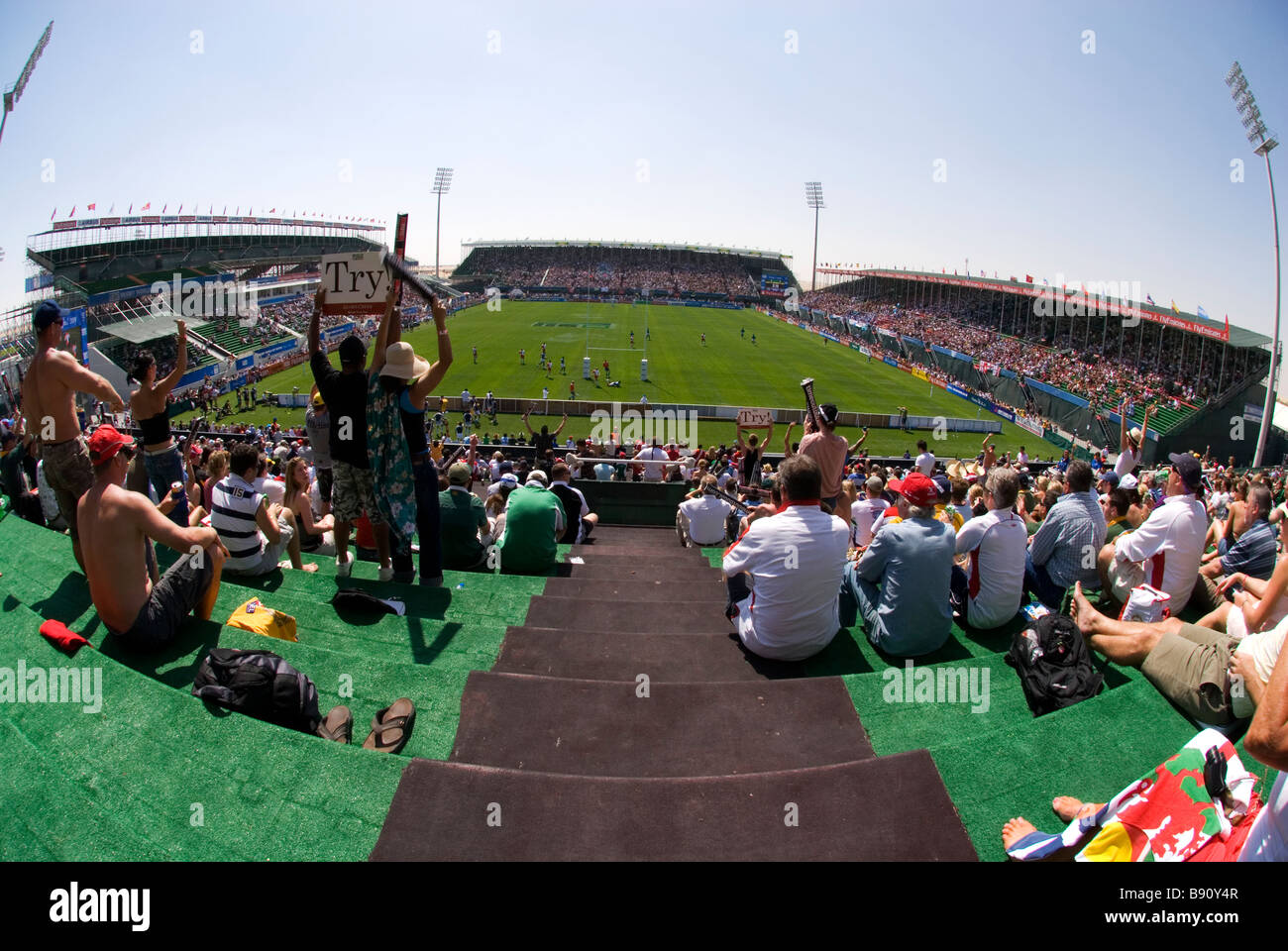 IRB Sevens Rugby World Cup 2009 Dubai Foto Stock