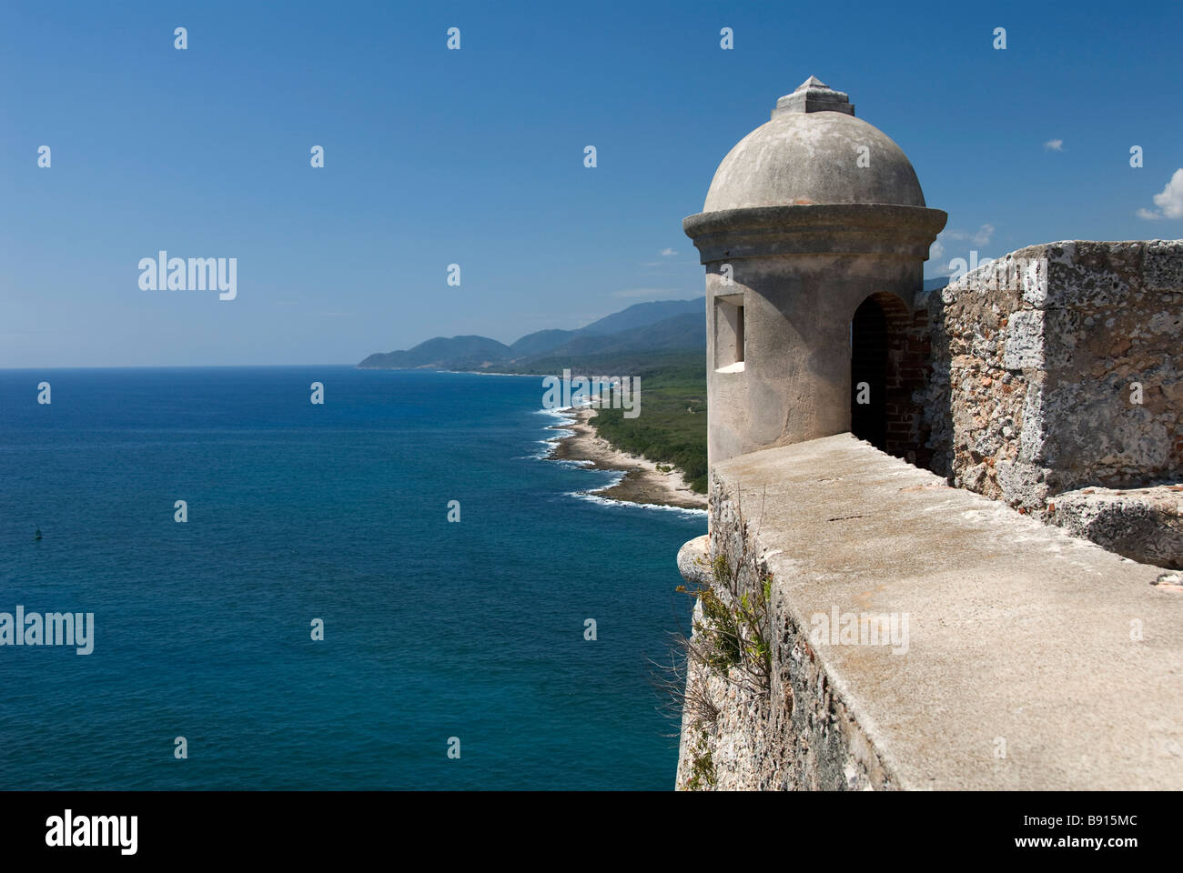 Cuba Santiago de Cuba, il Castillo del Morro Foto Stock