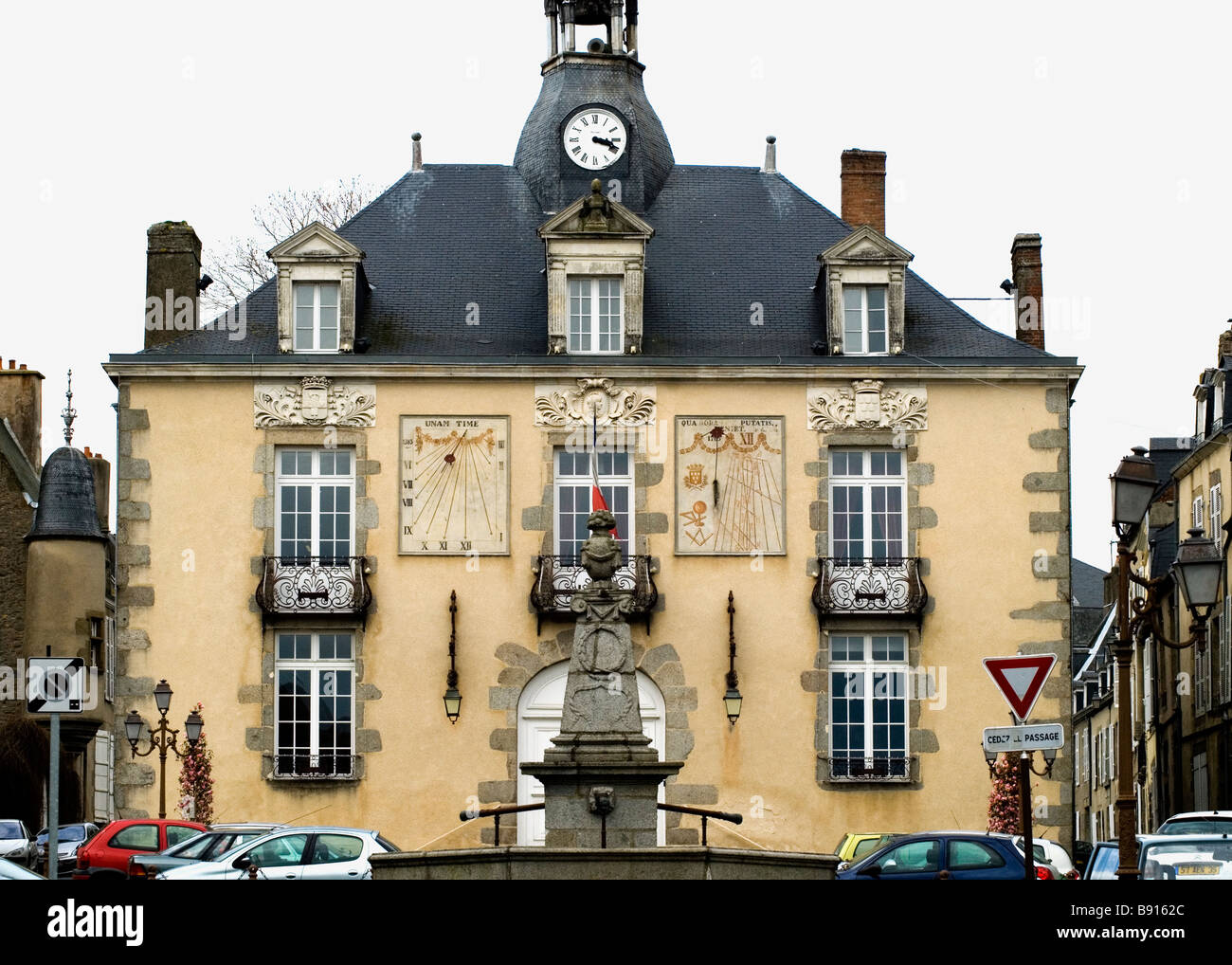 Mairie o municipio di Mayenne Francia Foto Stock