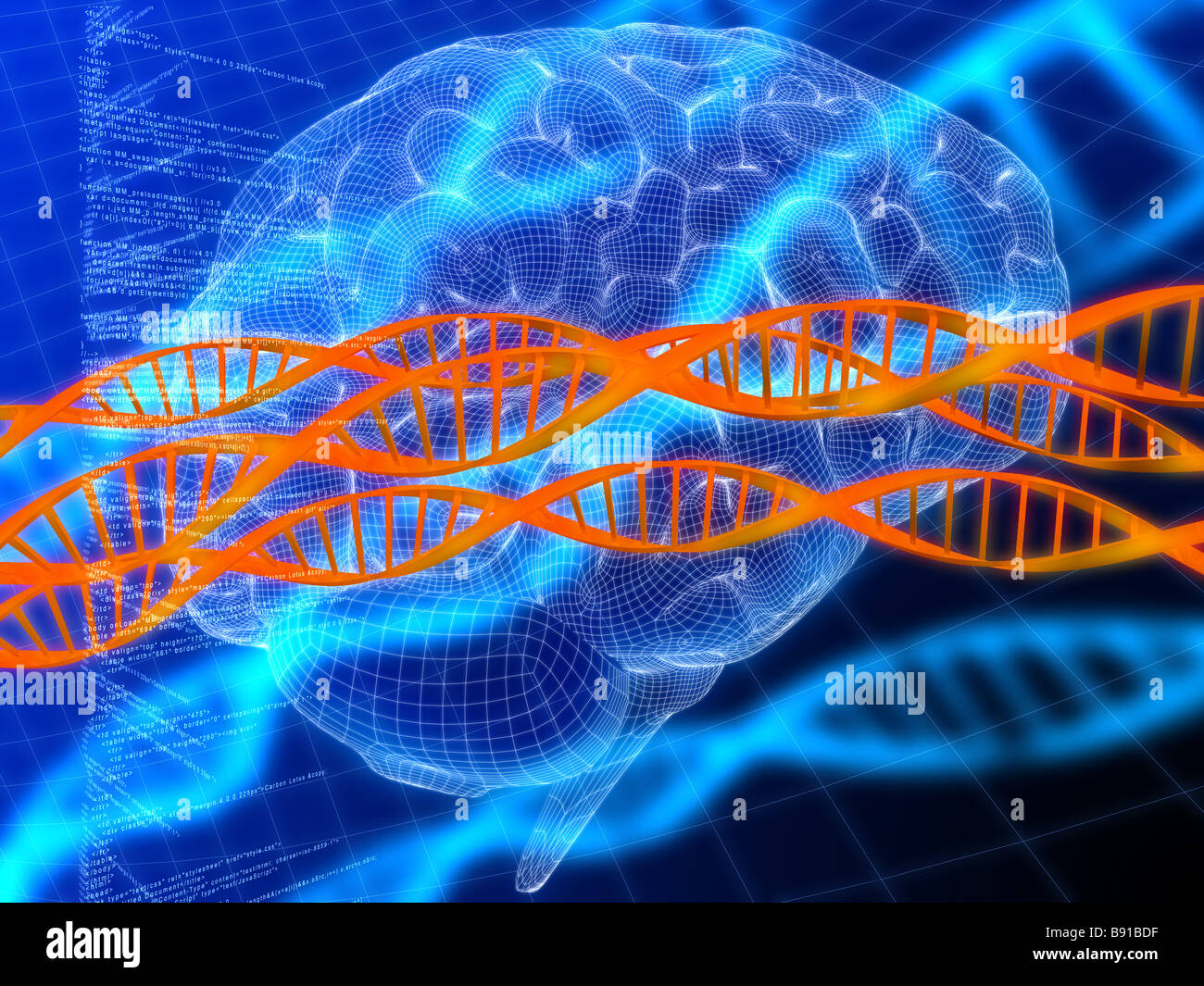 Illustrazione della scienza Foto Stock