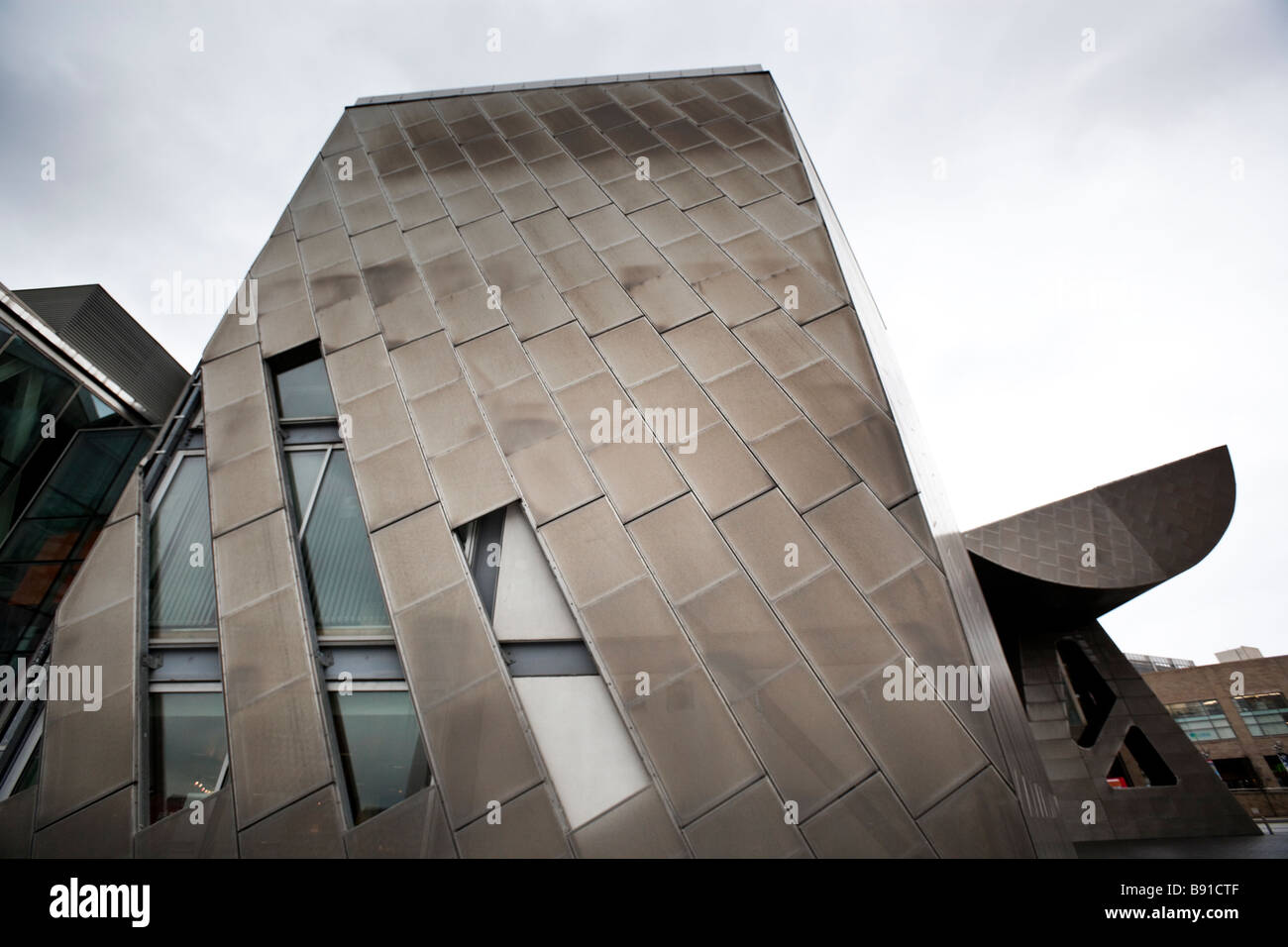 Una vista del complesso di Lowry in Salford Quay Manchester Inghilterra England Regno Unito Foto Stock