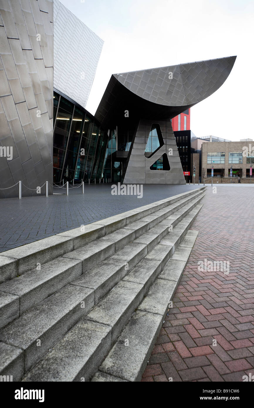 Una vista del complesso di Lowry in Salford Quay Manchester Inghilterra England Regno Unito Foto Stock