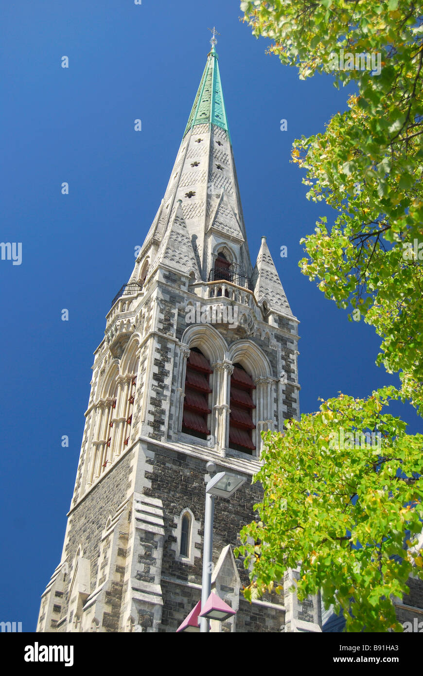 La cattedrale di Christ Church, la piazza della cattedrale, Christchurch, Canterbury, Isola del Sud, Nuova Zelanda Foto Stock