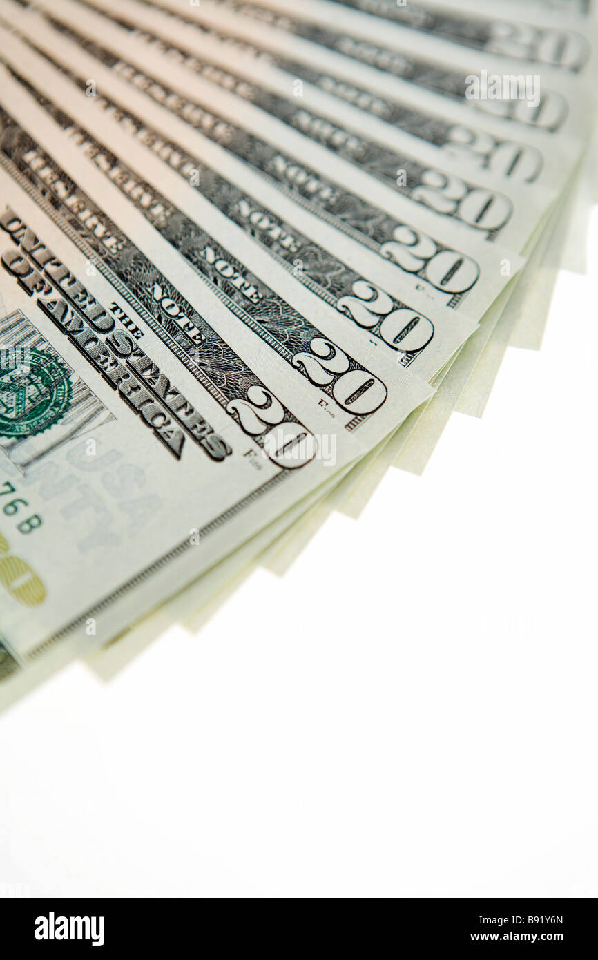 American Dollar Bills. Foto Stock