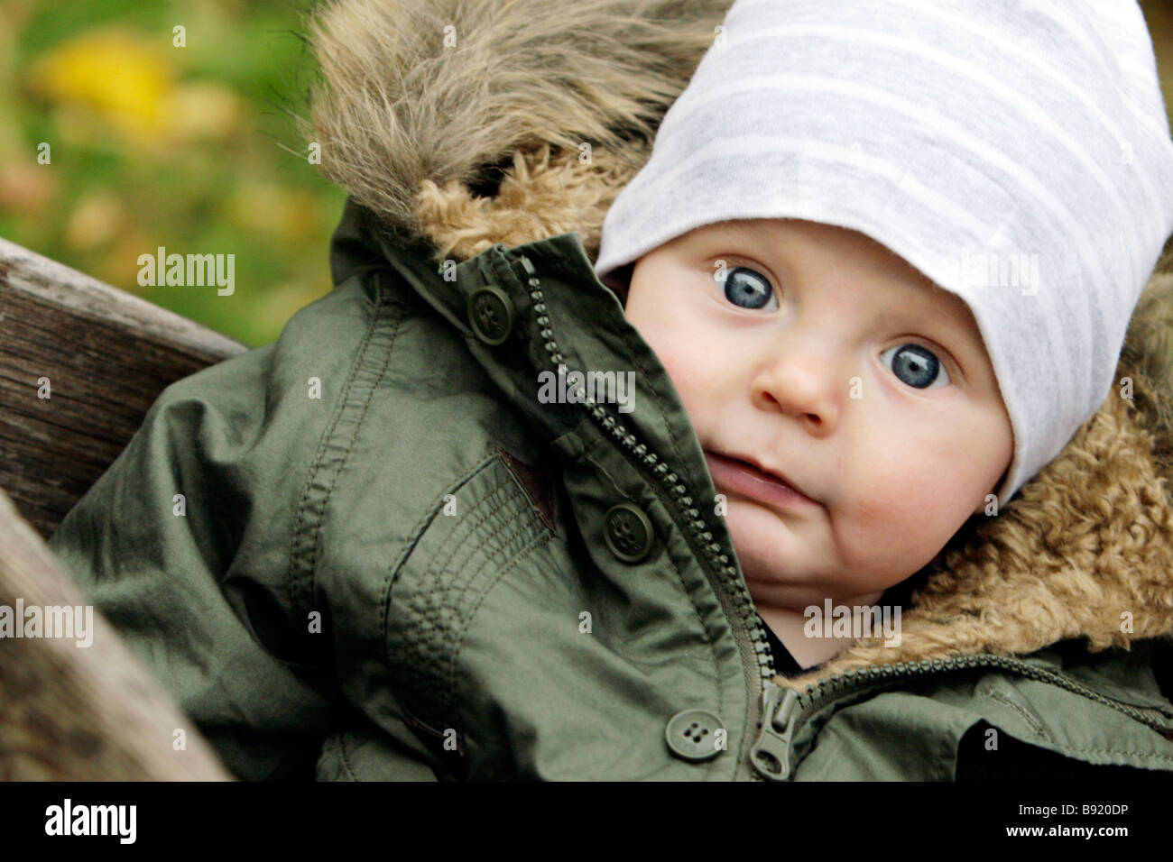 Ritratto di un bambino in Svezia. Foto Stock