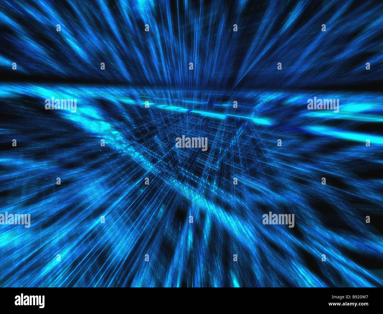 blu della tabella Foto Stock