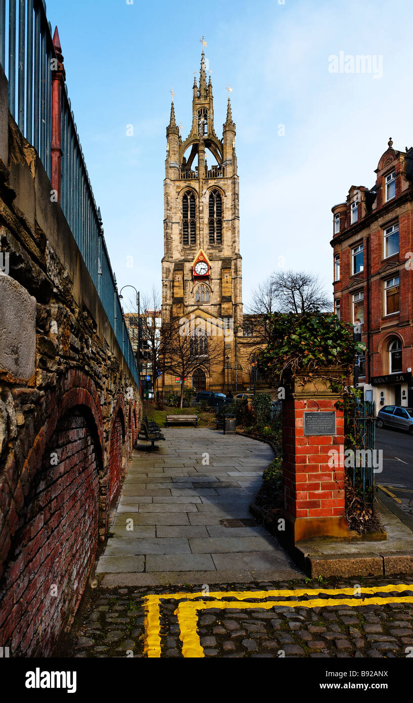 St Nicholas Cathedral Newcastle-upon-Tyne Foto Stock