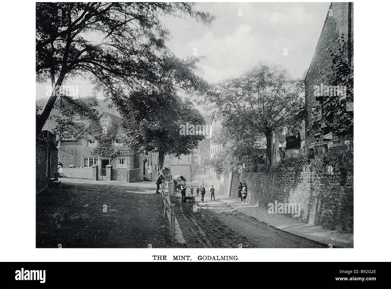 La Zecca di godalming Godalming è una città nel distretto di Waverley della contea di Surrey, Inghilterra, 7 kil Foto Stock