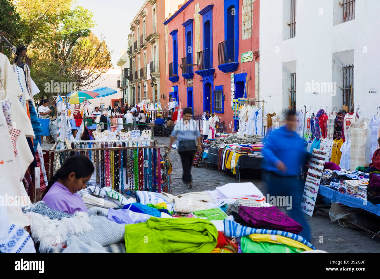Mercato di artigianato di Oaxaca Stato di Oaxaca Messico Foto Stock
