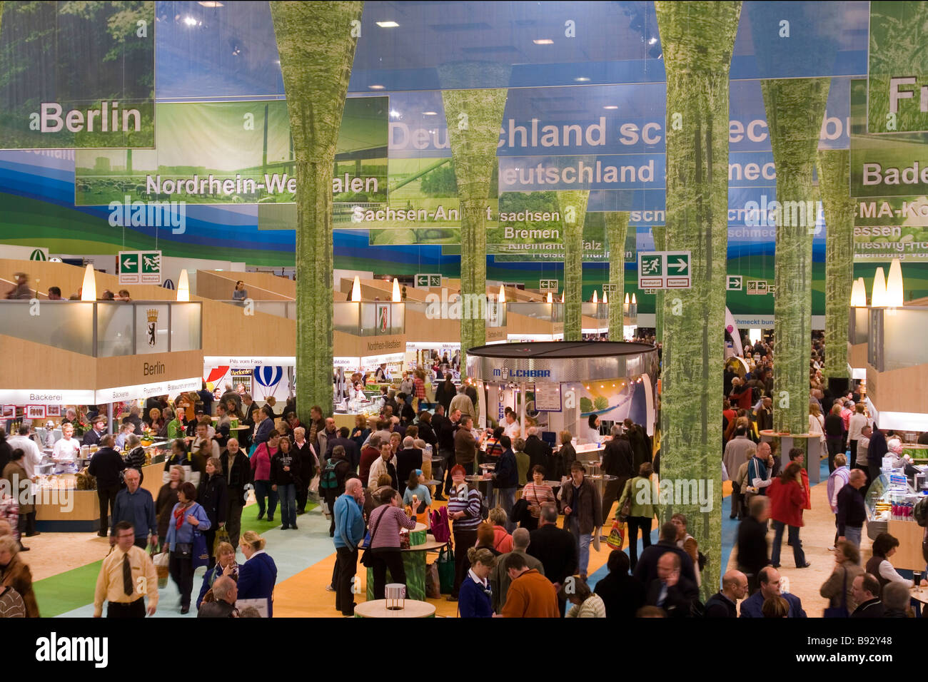 EU DE DEU Germania capitale Berlino la International Green Week Berlin 2008 International alla Settimana verde di Berlino mostra 2008 Foto Stock