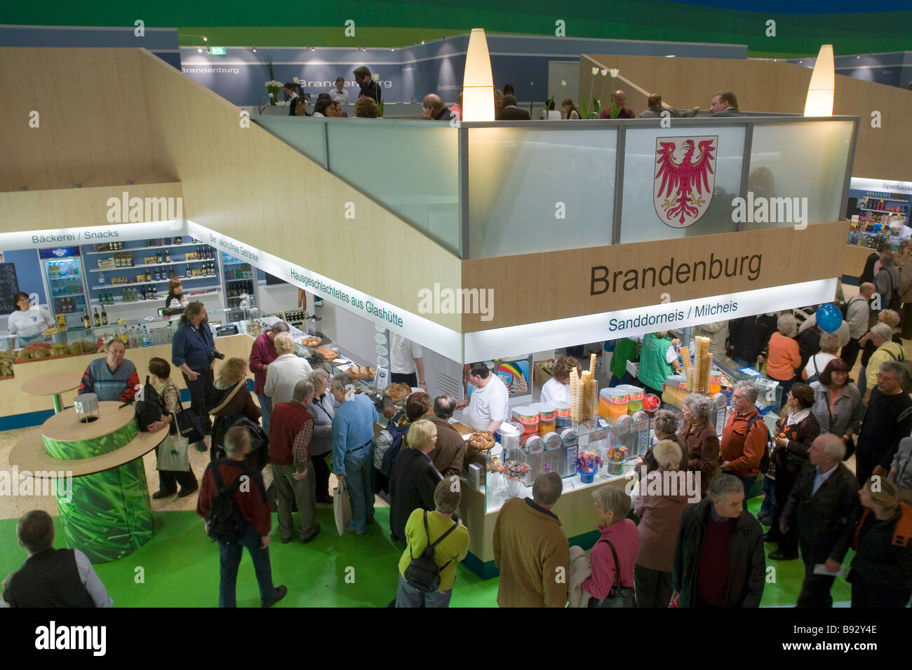 EU DE DEU Germania capitale Berlino la International Green Week Berlin 2008 internazionale alla Settimana verde di Berlino 2008 Foto Stock