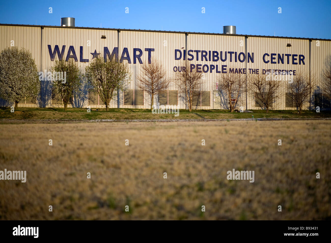 Walmart Distribution Center No. 6094 in Bentonville, Arkansas, U.S.A. Foto Stock