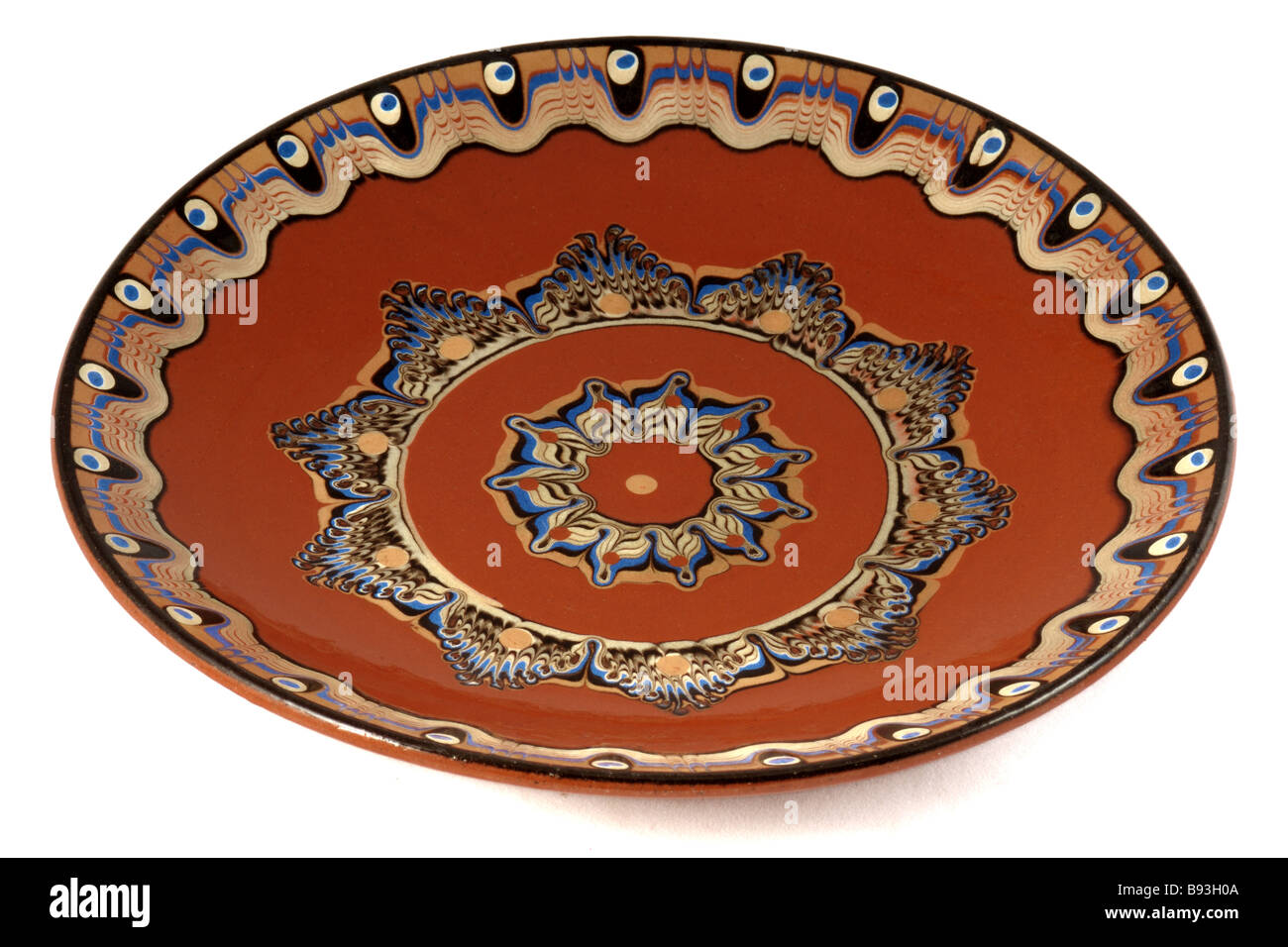 Colorato dell est europeo della ceramica tradizionale Foto Stock