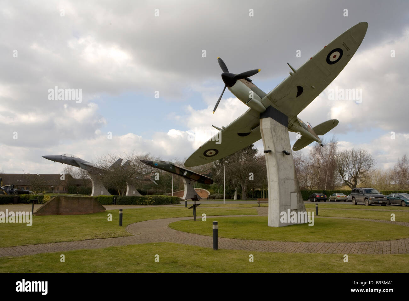 Base militare degli Stati Uniti mildenhall regno unito Foto Stock