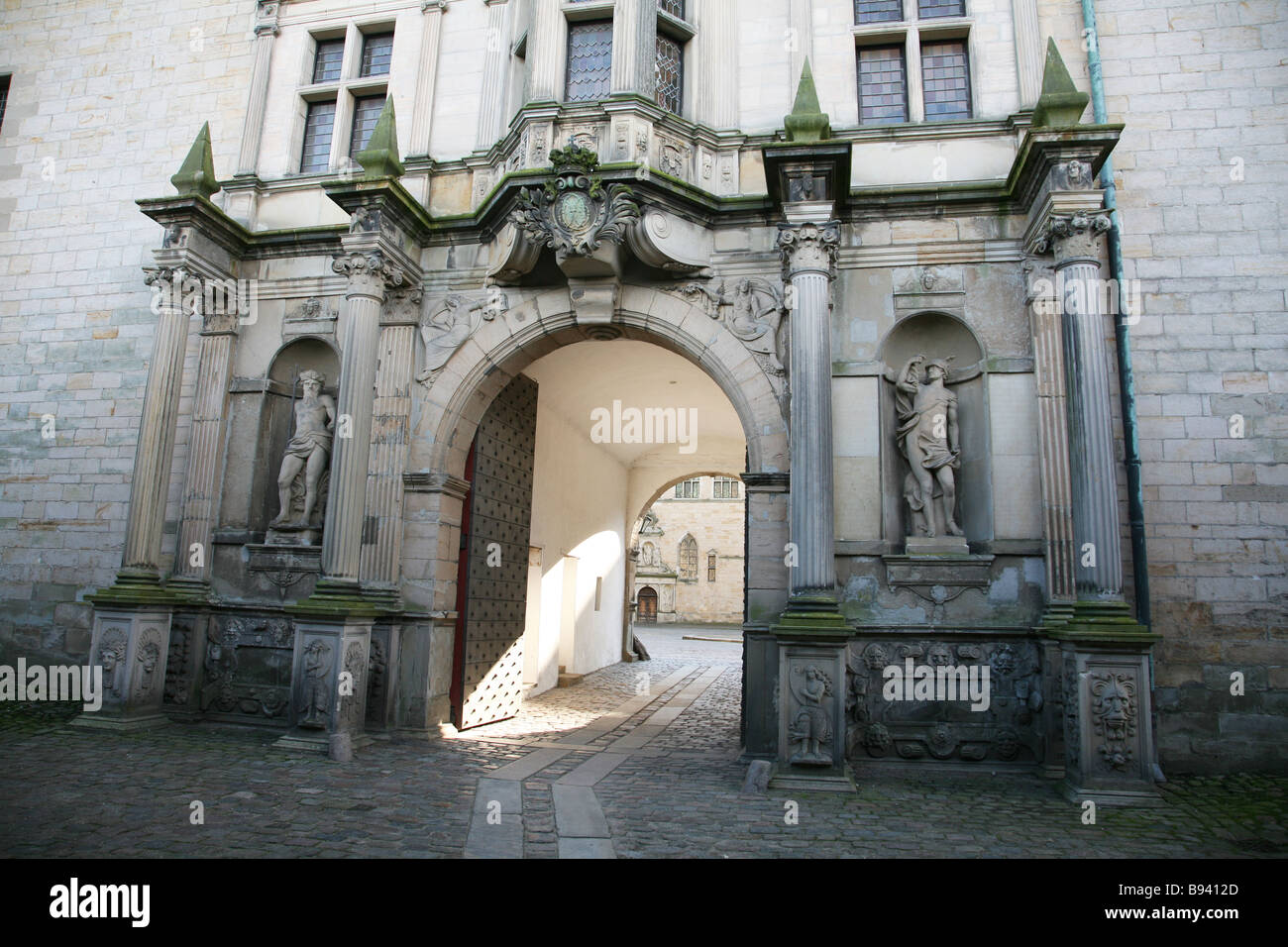 Il Castello di Kronborg, Elsinore. La Danimarca. L'Europa. Foto Stock