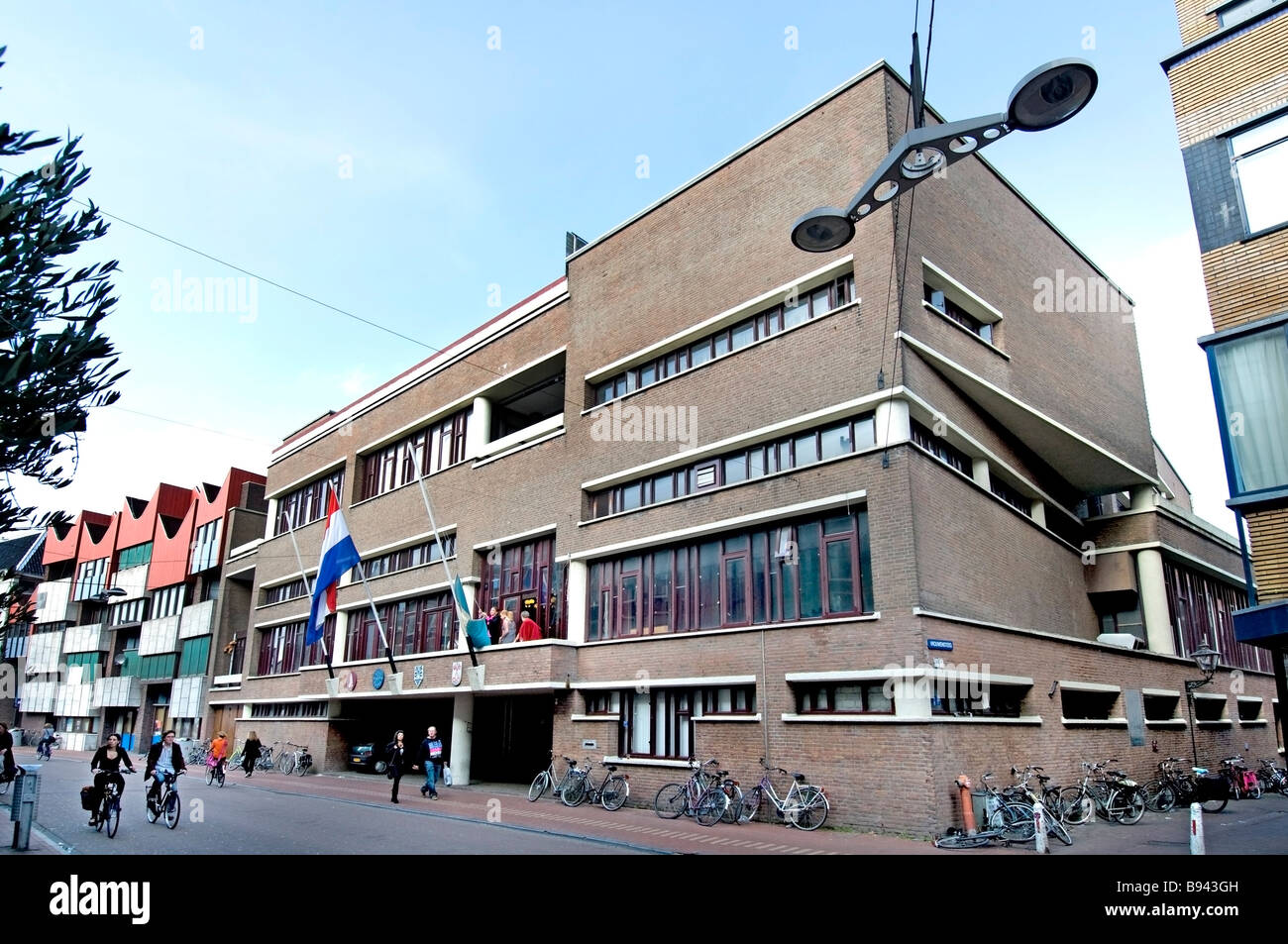 Leiden Paesi Bassi Olanda Minerva Student Club per studenti di università Foto Stock