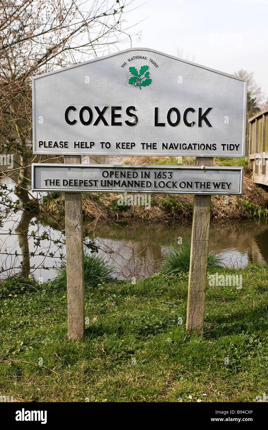 Coxes Lock Foto Stock