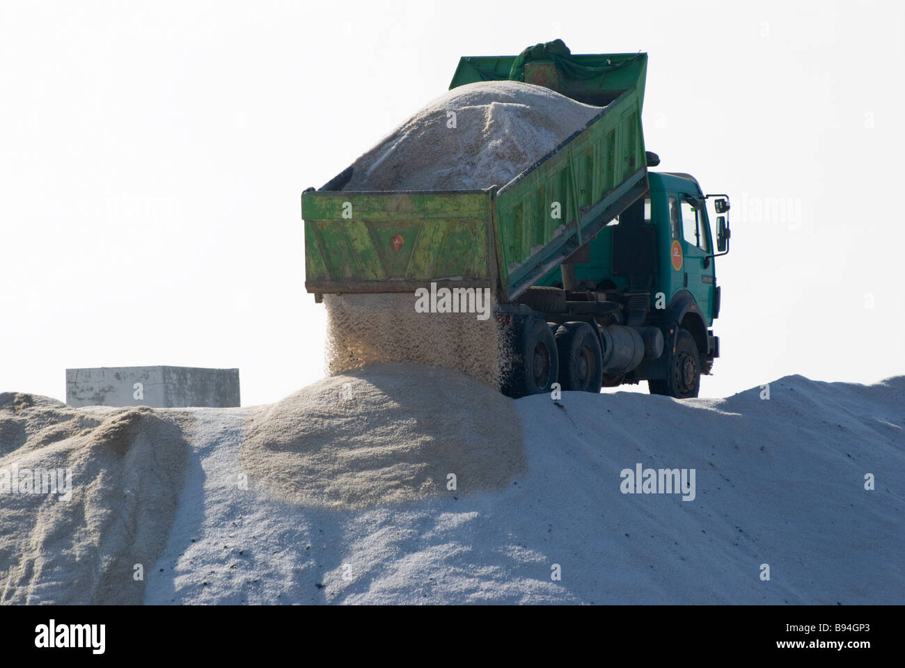 Europa Spagna cadiz sanlucar de barrameda miniere di sale di Spagna Foto Stock